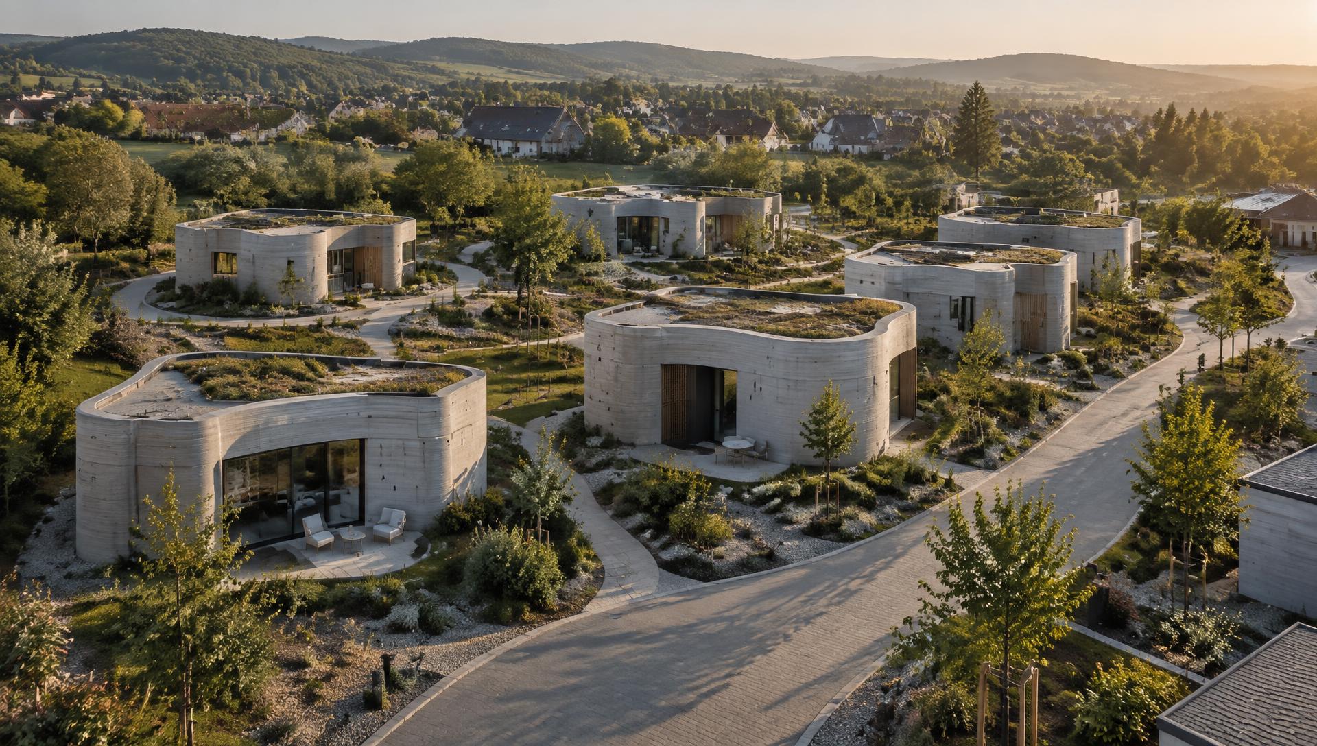 Vizualizace světového rozvoje moderních 3D tištěných domů